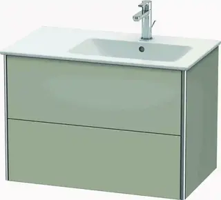 Duravit Xsquare Servantskap m/2 skuffer 810x560x478 mm, Taupe Matt