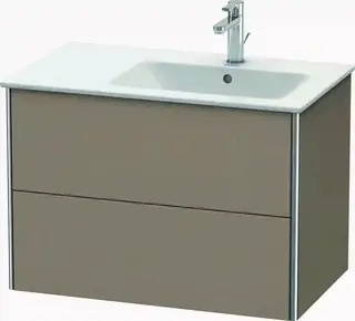 Duravit Xsquare Servantskap m/2 skuffer 810x560x478 mm, Tekstil