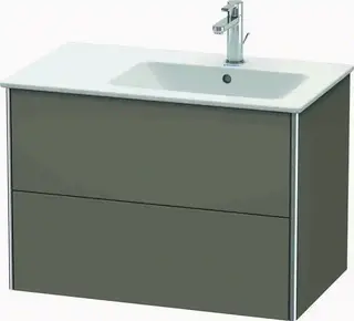 Duravit Xsquare Servantskap m/2 skuffer 810x560x478 mm, Flanellgr&#229; Matt