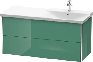 Duravit Xsquare Servantskap m/2 skuffer 1210x565x473 mm, Jadegr&#248;nn H&#248;yglans