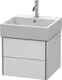 Duravit Xsquare Servantskap m/2 skuffer 484x397x460 mm, Hvit Matt Lakk