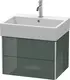 Duravit Xsquare Servantskap m/2 skuffer 584x397x460 mm, Dolomittgr&#229; H&#248;yglans