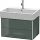 Duravit Xsquare Servantskap m/2 skuffer 684x397x460 mm, Dolomittgr&#229; H&#248;yglans