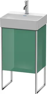 Duravit Xsquare Servantskap m/1 d&#248;r, ven 434x731x340 mm, Jadegr&#248;nn H&#248;yglans