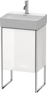 Duravit Xsquare Servantskap m/1 d&#248;r, ven 434x731x340 mm, Hvit H&#248;yglans