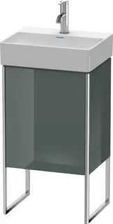 Duravit Xsquare Servantskap m/1 d&#248;r, ven 434x731x340 mm, Dolomittgr&#229; H&#248;yglans