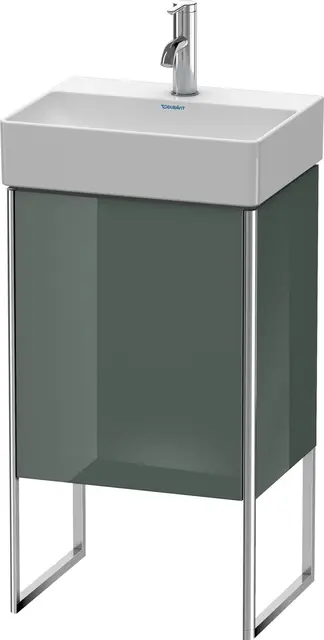 Duravit Xsquare Servantskap m/1 dør, ven 434x731x340 mm, Dolomittgrå Høyglans 