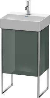 Duravit Xsquare Servantskap m/1 d&#248;r, h&#248;y 434x731x340 mm, Dolomittgr&#229; H&#248;yglans