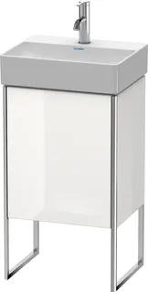 Duravit Xsquare Servantskap m/1 d&#248;r, h&#248;y 434x731x340 mm, Hvit H&#248;yglans Lakk