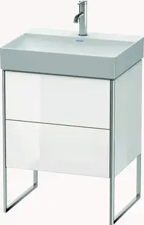 Duravit Xsquare Servantskap m/2 skuffer 584x731x460 mm, Hvit H&#248;yglans