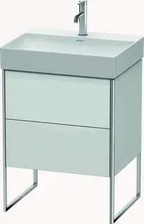 Duravit Xsquare Servantskap m/2 skuffer 584x731x460 mm, Hvit Matt Lakk