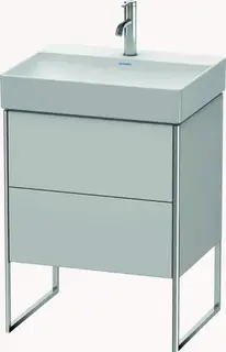 Duravit Xsquare Servantskap m/2 skuffer 584x731x460 mm, Nordisk Hvit Matt