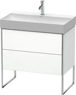 Duravit Xsquare Servantskap m/2 skuffer 784x731x460 mm, Hvit Matt