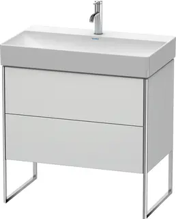 Duravit Xsquare Servantskap m/2 skuffer 784x731x460 mm, Hvit Matt Lakk