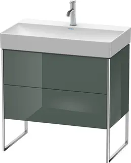 Duravit Xsquare Servantskap m/2 skuffer 784x731x460 mm, Dolomittgr&#229; H&#248;yglans