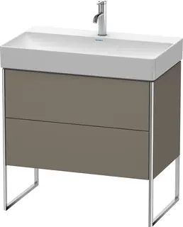 Duravit Xsquare Servantskap m/2 skuffer 784x731x460 mm, Flanellgr&#229; Matt