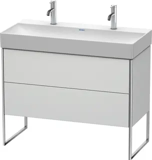 Duravit Xsquare Servantskap m/2 skuffer 984x731x460 mm, Hvit Matt Lakk