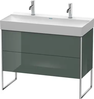 Duravit Xsquare Servantskap m/2 skuffer 984x731x460 mm, Dolomittgr&#229; H&#248;yglans