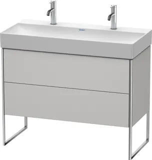 Duravit Xsquare Servantskap m/2 skuffer 984x731x460 mm, Nordisk Hvit Matt