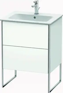 Duravit Xsquare Servantskap m/2 skuffer 610x832x478 mm, Hvit Matt