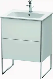 Duravit Xsquare Servantskap m/2 skuffer 610x832x478 mm, Hvit Matt Lakk