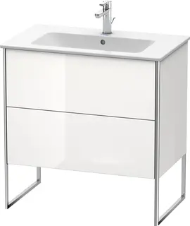 Duravit Xsquare Servantskap m/2 skuffer 810x832x478 mm, Hvit H&#248;yglans