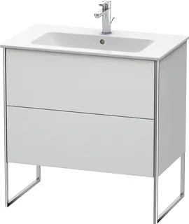 Duravit Xsquare Servantskap m/2 skuffer 810x832x478 mm, Hvit Matt Lakk