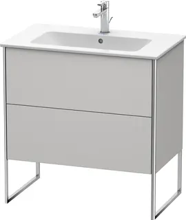 Duravit Xsquare Servantskap m/2 skuffer 810x832x478 mm, Nordisk Hvit Matt