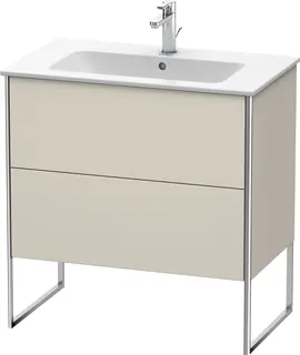 Duravit Xsquare Servantskap m/2 skuffer 810x832x478 mm, Taupe