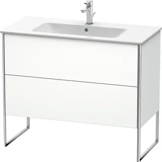 Duravit Xsquare Servantskap m/2 skuffer 1010x832x478 mm, Hvit Matt