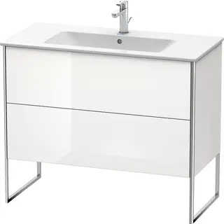 Duravit Xsquare Servantskap m/2 skuffer 1010x832x478 mm, Hvit H&#248;yglans