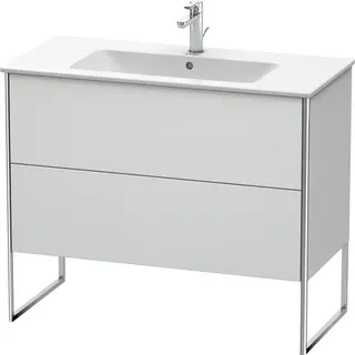 Duravit Xsquare Servantskap m/2 skuffer 1010x832x478 mm, Hvit Matt Lakk