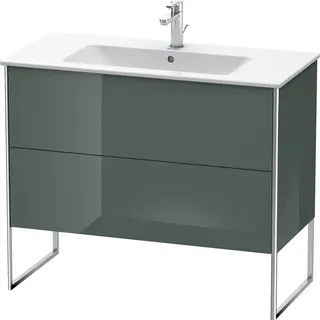 Duravit Xsquare Servantskap m/2 skuffer 1010x832x478 mm, Dolomittgr&#229; H&#248;yglans