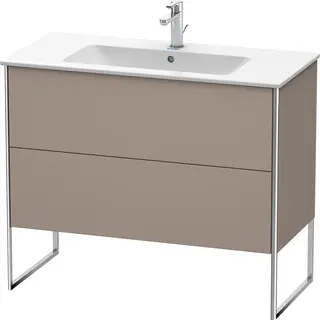 Duravit Xsquare Servantskap m/2 skuffer 1010x832x478 mm, Basalt Matt