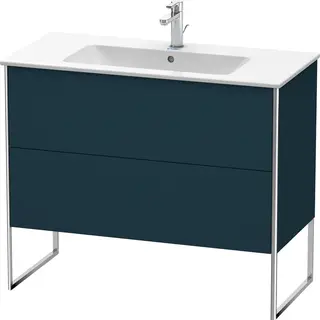 Duravit Xsquare Servantskap m/2 skuffer 1010x832x478 mm, Nattbl&#229; Matt