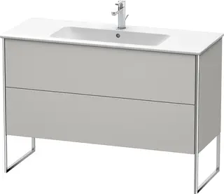 Duravit Xsquare Servantskap m/2 skuffer 1210x832x478 mm, Betonggr&#229; Matt