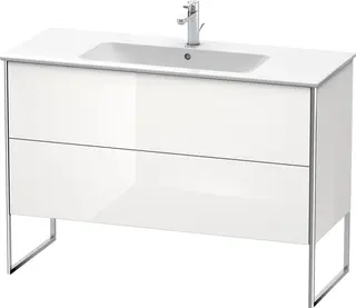 Duravit Xsquare Servantskap m/2 skuffer 1210x832x478 mm, Hvit H&#248;yglans