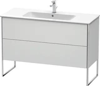 Duravit Xsquare Servantskap m/2 skuffer 1210x832x478 mm, Hvit Matt Lakk