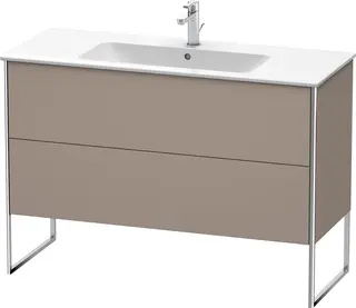 Duravit Xsquare Servantskap m/2 skuffer 1210x832x478 mm, Basalt Matt