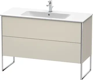 Duravit Xsquare Servantskap m/2 skuffer 1210x832x478 mm, Taupe