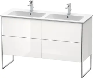 Duravit Xsquare Servantskap m/2 skuffer 1280x832x478 mm, Hvit H&#248;yglans