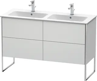 Duravit Xsquare Servantskap m/2 skuffer 1280x832x478 mm, Hvit Matt Lakk