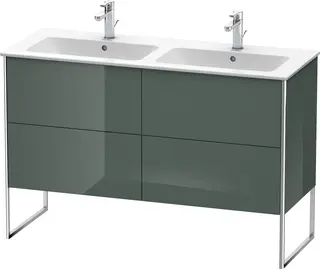 Duravit Xsquare Servantskap m/2 skuffer 1280x832x478 mm, Dolomittgr&#229; H&#248;yglans