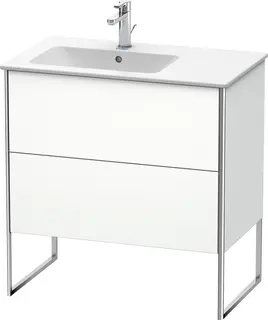 Duravit Xsquare Servantskap m/2 skuffer 810x832x478 mm, Hvit Matt