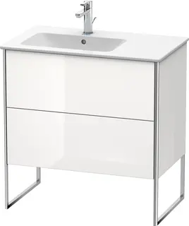 Duravit Xsquare Servantskap m/2 skuffer 810x832x478 mm, Hvit H&#248;yglans