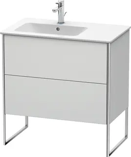 Duravit Xsquare Servantskap m/2 skuffer 810x832x478 mm, Hvit Matt Lakk