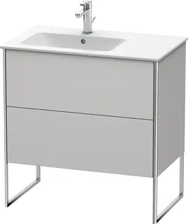 Duravit Xsquare Servantskap m/2 skuffer 810x832x478 mm, Nordisk Hvit Matt