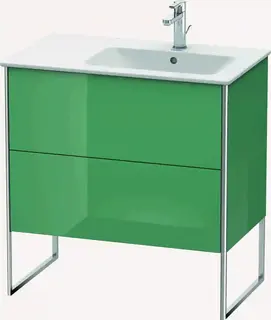 Duravit Xsquare Servantskap m/2 skuffer 810x832x478 mm, Jadegr&#248;nn H&#248;yglans