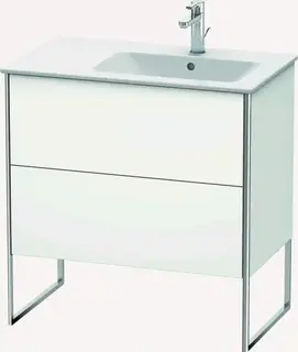 Duravit Xsquare Servantskap m/2 skuffer 810x832x478 mm, Hvit Matt