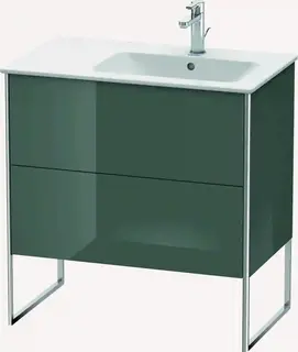 Duravit Xsquare Servantskap m/2 skuffer 810x832x478 mm, Dolomittgr&#229; H&#248;yglans